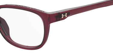Designer Women Under Armour Eyeglasses: UA 5025 - Crystal Red- SpecSMART Eye Clinic (Zoom View)